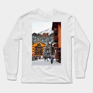 Les Arcs Arc 1950 French Alps France Long Sleeve T-Shirt